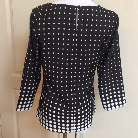 NWOT-JCrew polka dot top - Picture 7 of 8